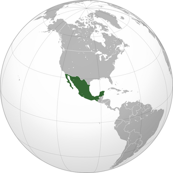 Location of United Mexican States